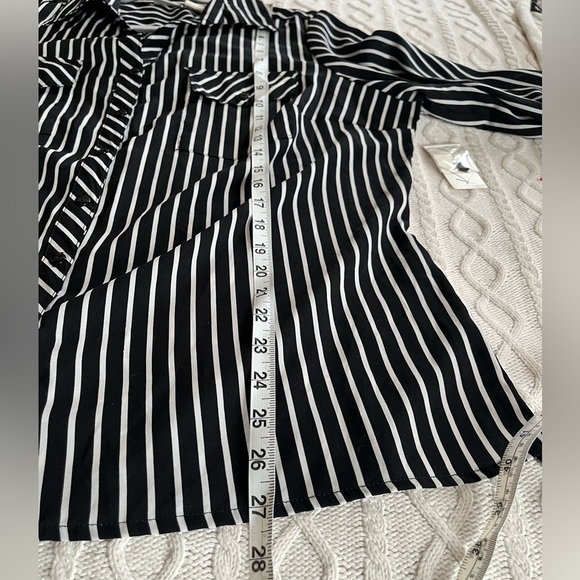 NWT Kim Rogers Button Down Striped Blouse Women’s Size 2X - Picture 14 of 16